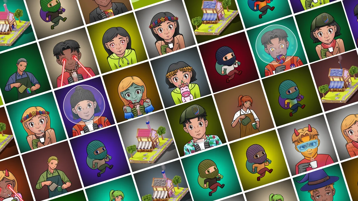 A preview of the 10,000 Coffeeholics collection